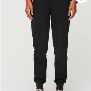 Figs scrubs - Zamora high-waisted joggers - black